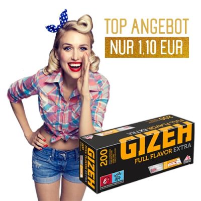 Gizeh Full Flavor Extra - zum unschlagbaren Preis von 1,10 € für