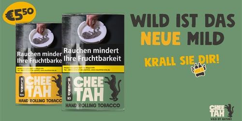 Chee Tah Zigarettenatabak - wild ist das neue mild