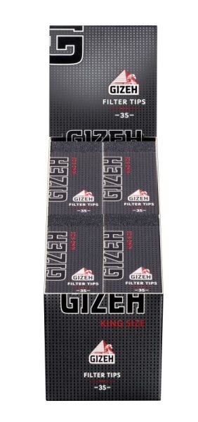 Gizeh Black Filter King Size 24 Packs à 35 Tips