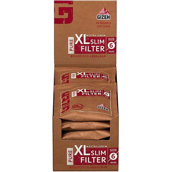 Gizeh Pure Filter XL Slim 10 Packs à 120 Tips