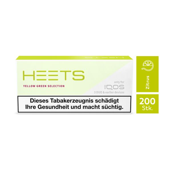 Heets Yellow Green Selection für IQOS [10 x 20]