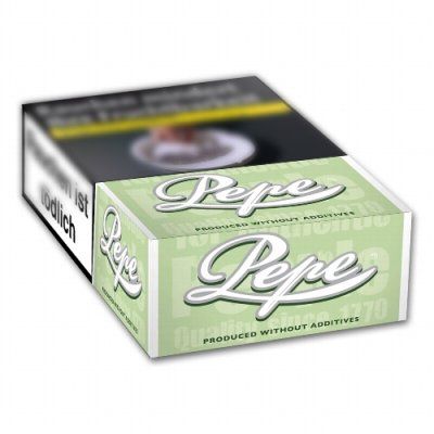 Pepe Zigaretten Bright (Easy) Green Big Pack [8 x 24 Stück]