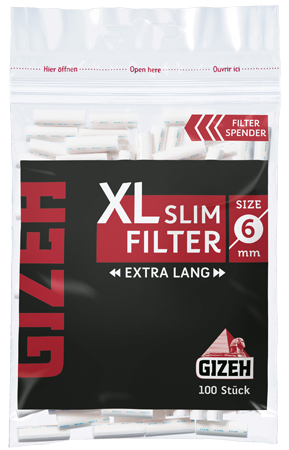 Gizeh Black Filter Slim 100 Tips