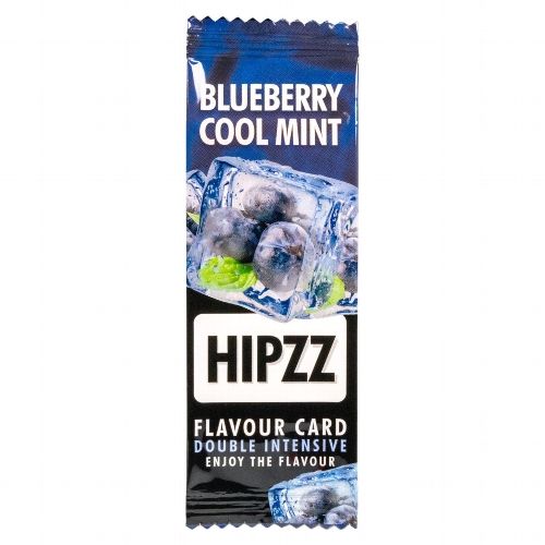 HIPZZ Aromakarten Aromatisierte Karten für Zigaretten Blueberry Cool Mint 