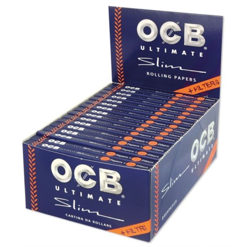 OCB Papier Ultimate Slim + Tips 32 Packs à 32 Blättchen
