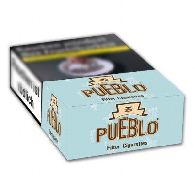 Pueblo Zigaretten Blue Filter ohne Zusätze [10 x 20 Stück]