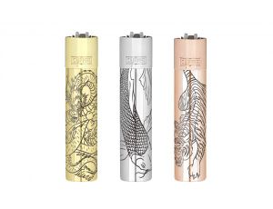 1 Clipper Metal Asien Dragons mit Metallbox 1 Clipper Metal Asien Dragons mit Metallbox