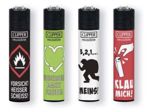 4 verschiedene Clipper Feuerzeuge Motiv Cozy 4 verschiedene Clipper Feuerzeuge Motiv Cozy