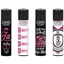4 verschiedene Clipper Feuerzeuge Motiv Anime 4 verschiedene Clipper Feuerzeuge Motiv Anime