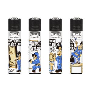 4 verschiedene Clipper Feuerzeuge Motiv Camoflage 4 verschiedene Clipper Feuerzeuge Motiv Camoflage