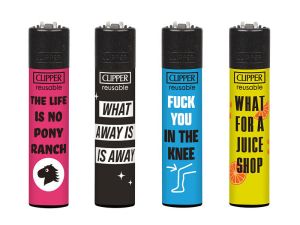 4 verschiedene Clipper Feuerzeuge Motiv Denglisch 6 4 verschiedene Clipper Feuerzeuge Motiv Denglisch 6