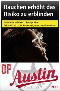 Austin Red Zigaretten Original Pack [10 x 20 Stück]