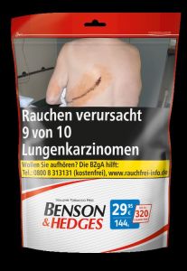 BENSON & HEDGES VOLUME RED Zip [125 Gramm]