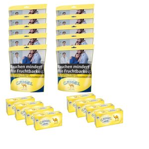 Camel Set #2 [10 x Camel Tabak 110 Gramm + 1.600 Camel Hülsen]