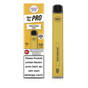Dinner Lady E-Shisha Einweg Tropic Mango Chill 20mg 600 Züge Dinner Lady E-Shisha Einweg Tropic Mango Chill 20mg 600 Züge
