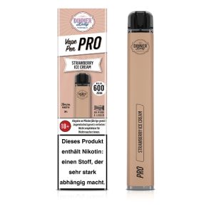 Dinner Lady E-Shisha Einweg Strawberry Ice Cream 20mg 600 Züge Dinner Lady E-Shisha Einweg Strawberry Ice Cream 20mg 600 Züge
