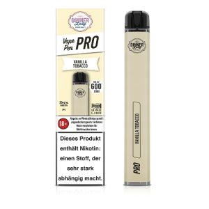 Dinner Lady E-Shisha Einweg Vanilla Tobacco 20mg 600 Züge Dinner Lady E-Shisha Einweg Vanilla Tobacco 20mg 600 Züge