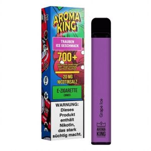 E-Shisha Aroma King Einweg Grape Ice 20 mg E-Shisha Aroma King Einweg Grape Ice 20 mg