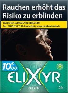 ELIXYR Zigaretten GREEN + M-TYPE [8 x 28 Stück]
