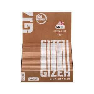 Gizeh Papier Pure King Size Slim 25 Packs à 33 Blättchen Gizeh Papier Pure King Size Slim 25 Packs à 33 Blättchen