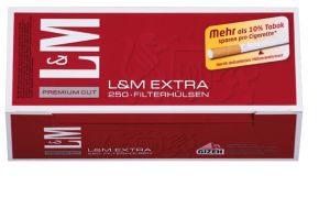 L&M Extra Red 250 Hülsen L&M Extra Red 250 Hülsen