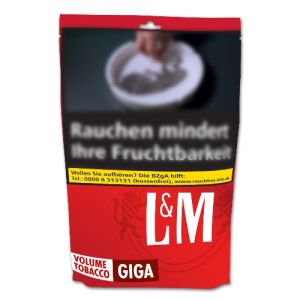 L&M Premium Tabak Red Giga [85 Gramm]