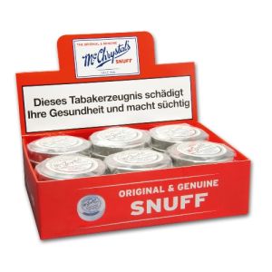 Mc Chrystals Snuff Original & Genuine [12 x 8,75 Gramm]