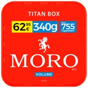 Moro Volumentabak Rot Titan Box [325 g]