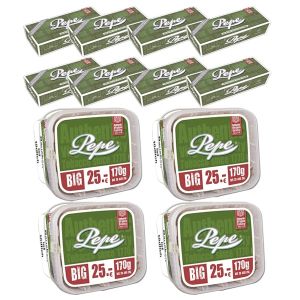 Pepe Set #1 [4 x Pepe Tabak 170g + 1.600 Pepe Hülsen]