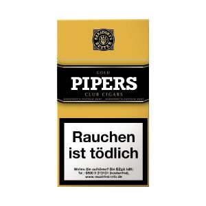 Pipers Little Cigars Vanilla/Gold [10 x 10]