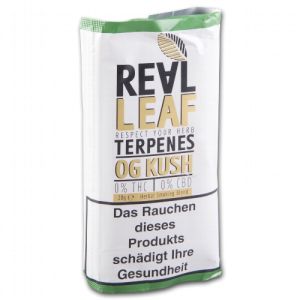 Real Leaf Terpenes OG Kush ohne Nikotin & ohne Zusatzstoffe [20 Gramm]