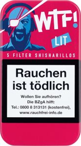 WTF! shisharillo Zigarillos LIT [1 x 5 Stück]
