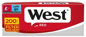 West Red 1.000 Hülsen West Red 1.000 Hülsen