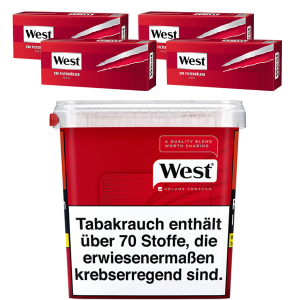 West Set #1 [1 x West Tabak 170g + 800 King Size Hülsen]