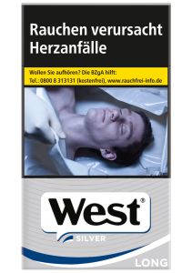 West Zigaretten Silver Long [10 x 20 Stück]