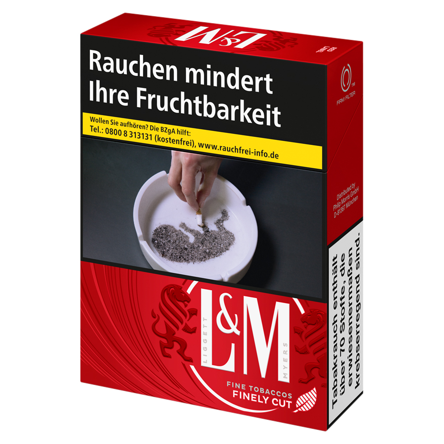 L&M Red Label Automatenpackung XL-Box Zigaretten Stange