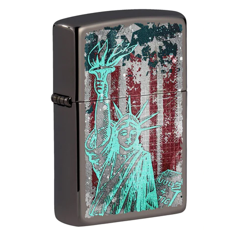 Zippo Black Ice Statue Of Liberty 60005938