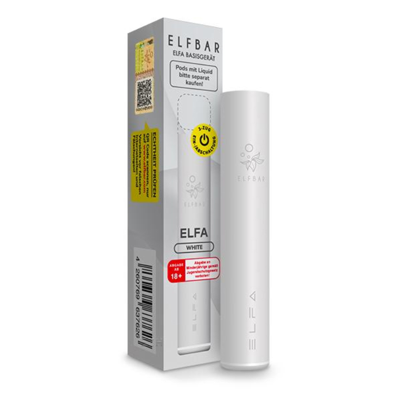 E-Zigarette Elfbar Elfa WeiÃƒÆ’Ã…Â¸ 500 mAh