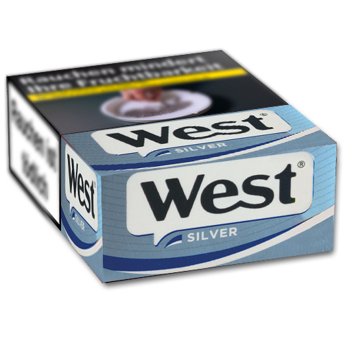 West Silver Maxi Zigaretten Stange