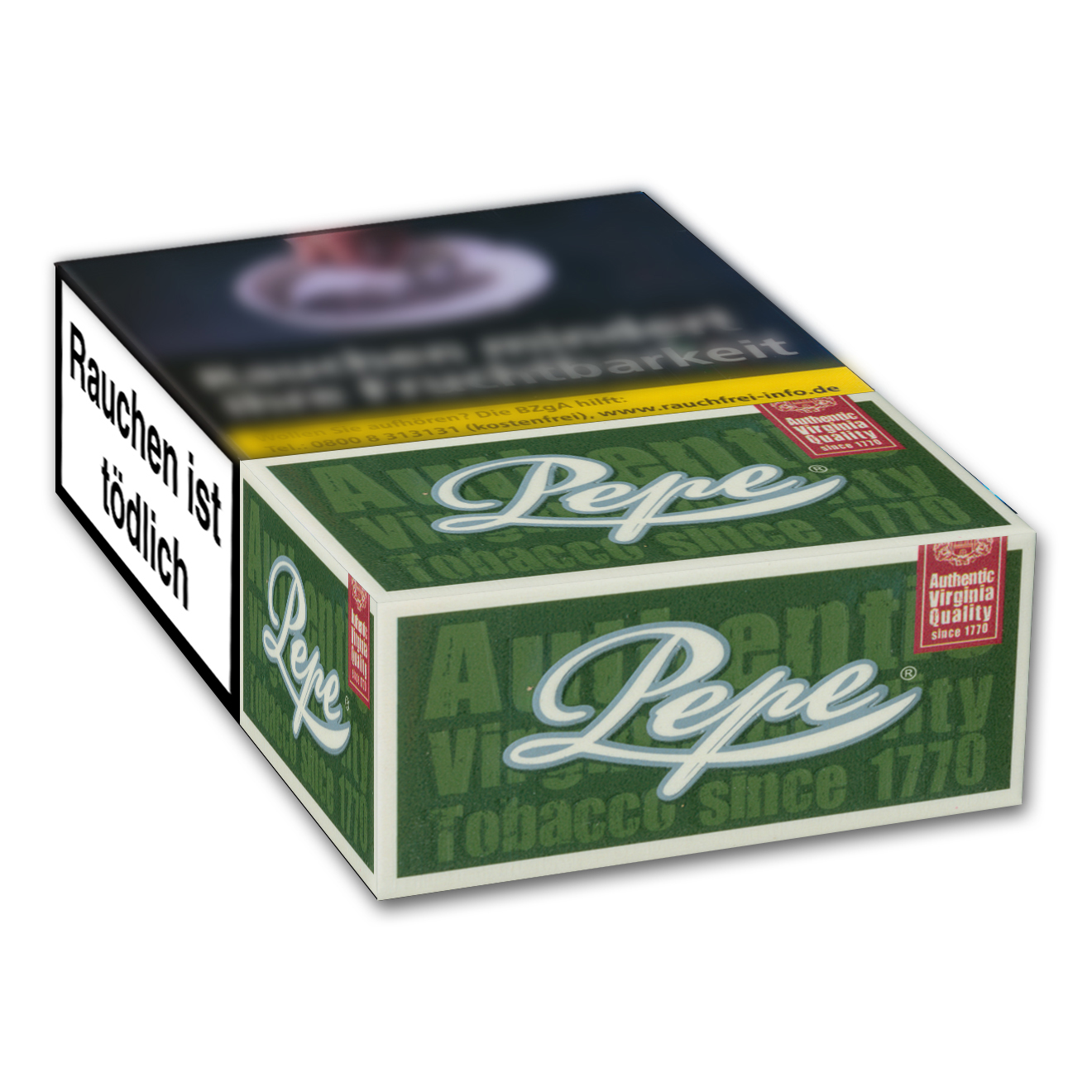 Pepe Dark Green L-Box Zigaretten Stange