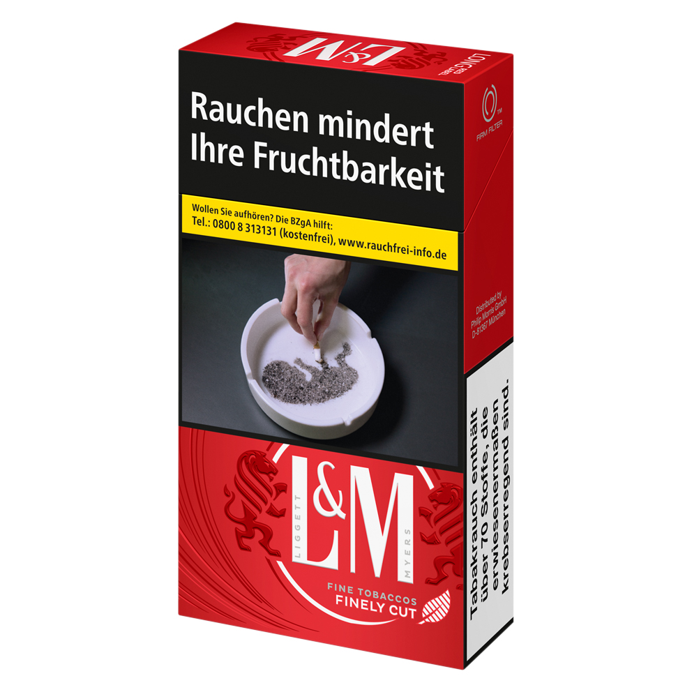 L&M Red Label Long Zigaretten Stange
