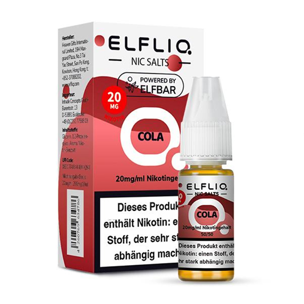 E-Liquid Nikotinsalz Elfbar Elfliq Cola 20mg