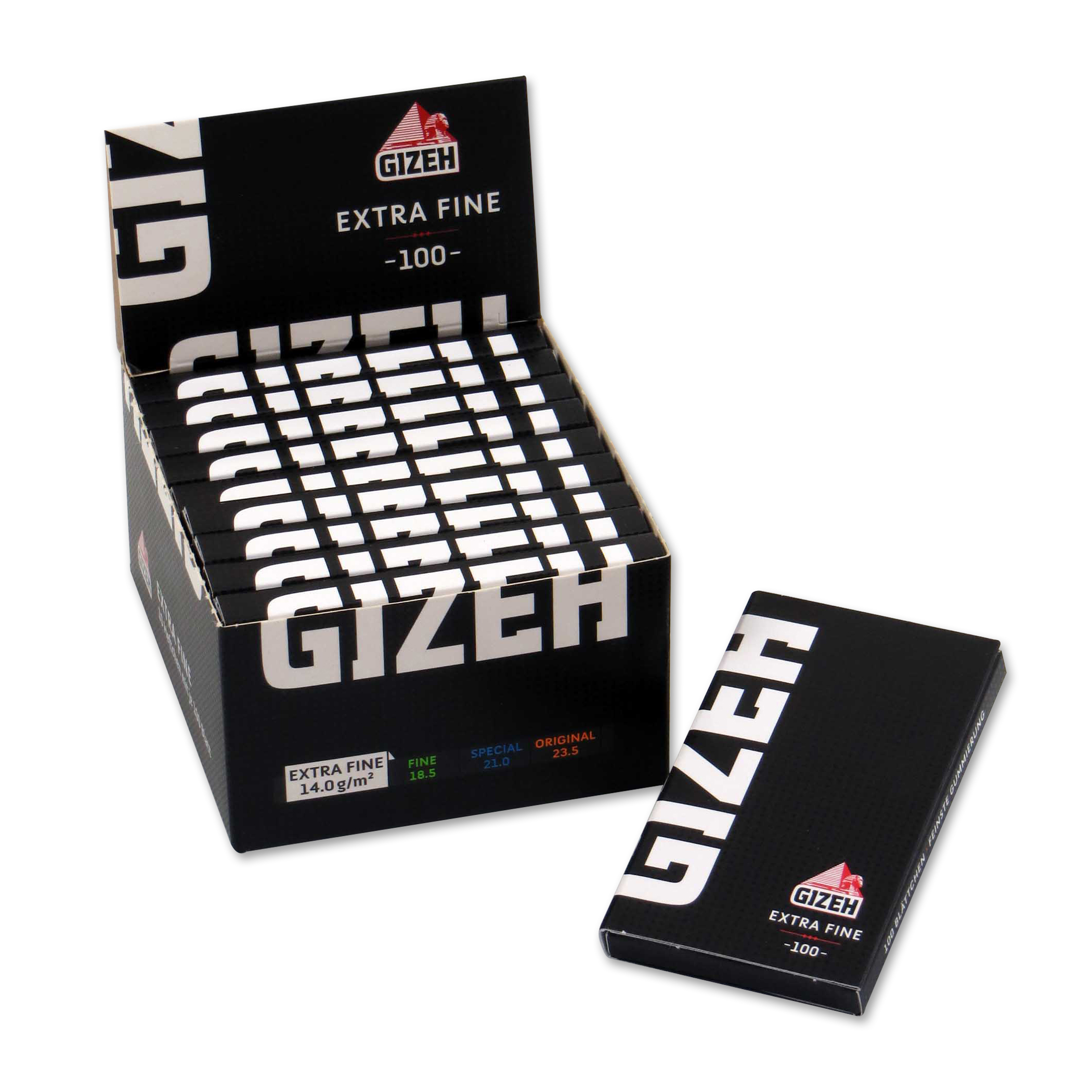Gizeh Extra Fine Magnet Zigarettenpapier 20X100