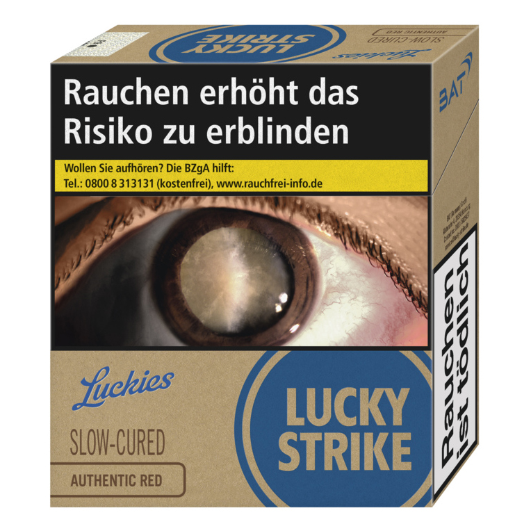 Lucky Strike  Authentic Blue Super  Zigaretten Stange