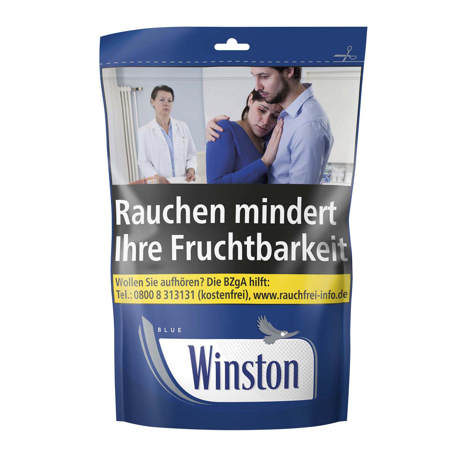 Winston Volumen Tobacco Blue Zip Bag-Xl