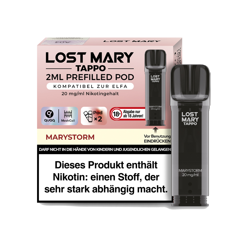 E-Liquidpod Lost Mary Tappo Marystorm 20 mg 2 Pods