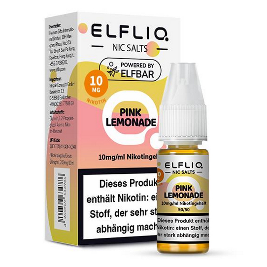 E-Liquid Nikotinsalz Elfbar Elfliq Pink Lemonade 10mg
