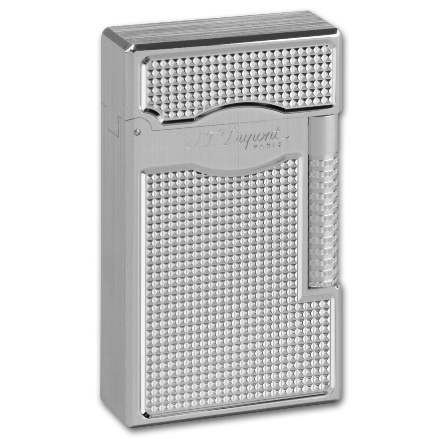 Cigarrenfeuerzeug Stein/Jet Dupont L2 Le Grand Goldsmith Palladium