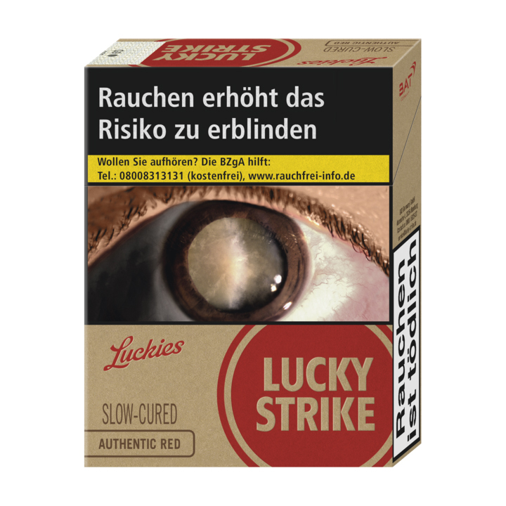 Lucky Strike Authentic Red Edition Automatenpackung Zigaretten Stange