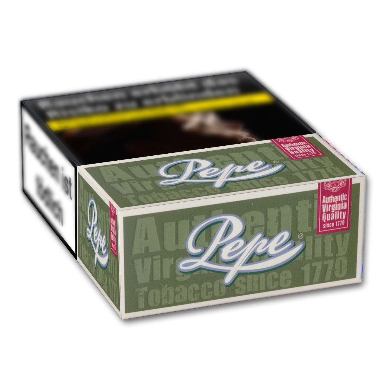 Pepe Rich Green XL-Box Zigaretten Stange